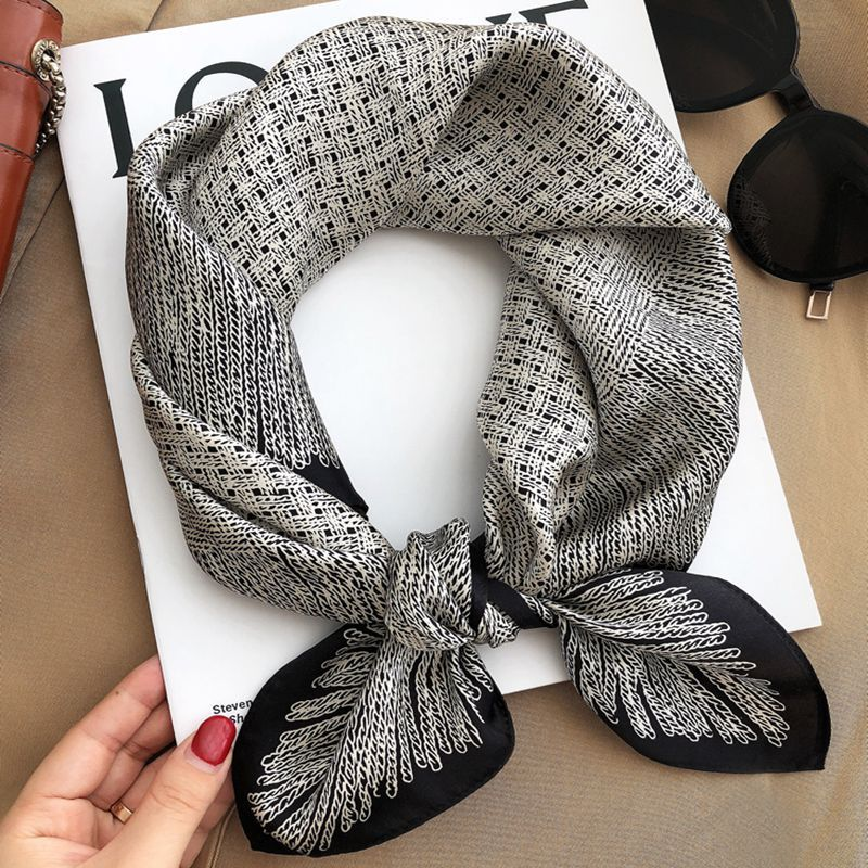 14 Momme Mulberry Silk Square Scarf - 65 x 65 cm