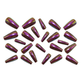 3D Flower Press-On Nails – Hand-Painted Floral Long Coffin Set, 24Pcs Sweet Summer Fake Nails