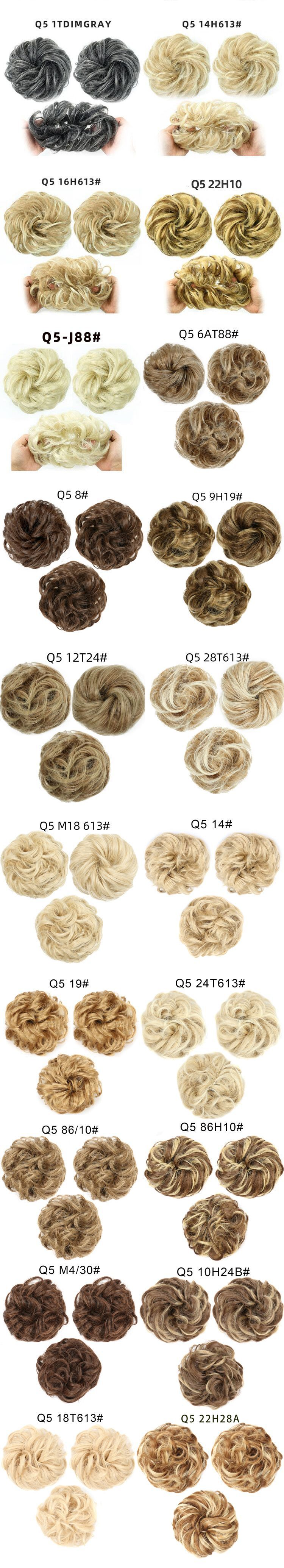 Original Q5 color reference chart. Color 18T613 is the bottom-left panel. One hairpiece per order.