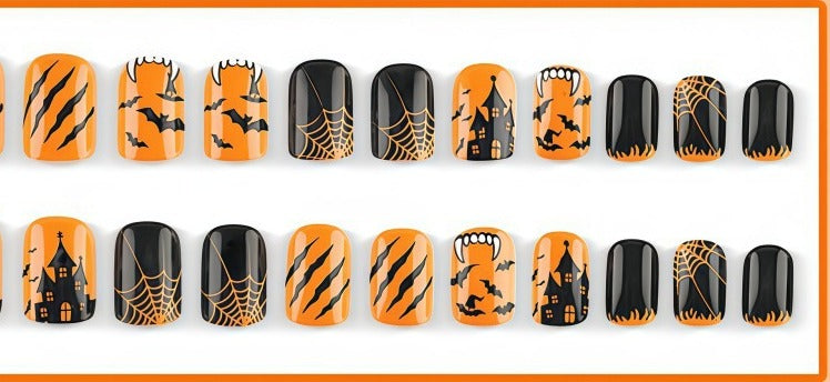 24-piece press-on nail set, all designs