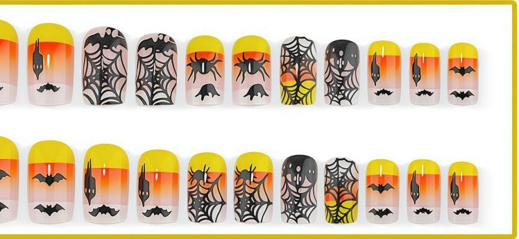 24-piece press-on nail set, all designs
